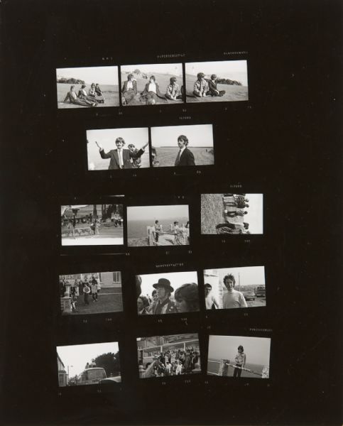 The Beatles Original Photograph Contact Sheet by Bruce McBroom